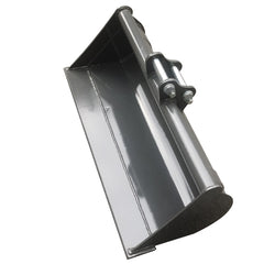 Wallemac WGB30-KUB-1 Ditch Cleaning Buckets Grading Bucket With 25mm Pins  For KUBOTA U10, K008 Mini Excavator or Similar Machines Mini Digger Clean Bucket Grading Bucket Mud Bucket