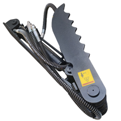 Wallemac WHT-8x24 Hydraulic Weld-on Thumb 8”x24” for 4000-8000 lb (1800-3600 kg) Compact Excavator, Heavy Duty Hydraulic Thumb Attachments with Hydraulic Cylinder