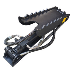 Wallemac WHT-8x24 Hydraulic Weld-on Thumb 8”x24” for 4000-8000 lb (1800-3600 kg) Compact Excavator, Heavy Duty Hydraulic Thumb Attachments with Hydraulic Cylinder