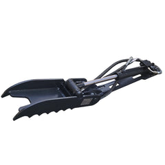 Wallemac WHT-8x24 Hydraulic Weld-on Thumb 8”x24” for 4000-8000 lb (1800-3600 kg) Compact Excavator, Heavy Duty Hydraulic Thumb Attachments with Hydraulic Cylinder