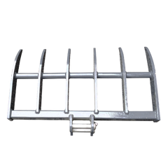 WALLEMAC E10RK Rake Bucket Attachment For 1 Ton Mini Excavator or Similar Machines