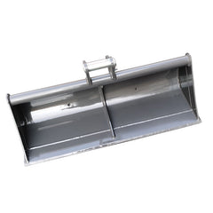 Wallemac WGB36-BOB 36 in (900 mm) Ditch Cleanning Buckets Grading Bucket With 30mm Pins For Bobcat E10, E17, E19, E20, X322D, X320, X324, Doosan DX17Z Mini Excavator or Similar Clean-up Bucket for Mini Digger