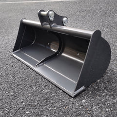 Wallemac WGB36-KUB-2 36 in (900 mm) Ditching Buckets Grading Bucket With 30mm Pins  For KUBOTA U15,U17, KX018 Mini Excavator Mini Digger Clean-up Bucket