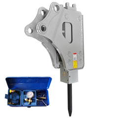Wallemac WHB-CAT-4 Side Mount Hydraulic Hammer Breaker With Pins for CAT 305 Mini Excavator CAT B6 Hammer Breaker Replacement