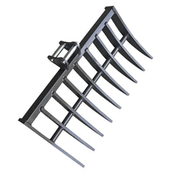 WALLEMAC WRK36-CAT-2 Land Clearing Root Rake 36“ Width for Cat Mini Excavator CATERPILLAR Mini Excavator 301.4, 301.5, 301.6, 301.7, 301.8  models or Similar Machines With 30MM Pins