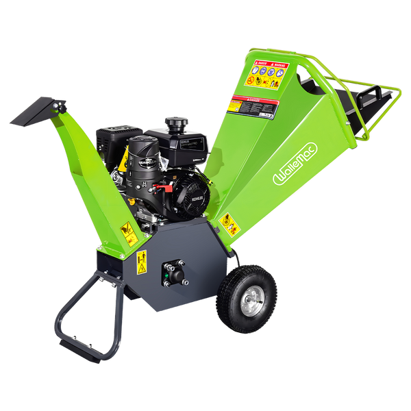 Wallemac WCP7A 4” inch max. Wood Chipper Shredder with Tow Hitch 7HP gas powered B&S engine EPA Certified