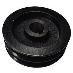 WALLEMAC SG15-PL Dual Groove Pulley 25mm Bore Cast Iron V-Belt Pulley Double Groove 6mm Keyway for 15hp WALLEMAC Stump Grinder WAG15 or Similiar