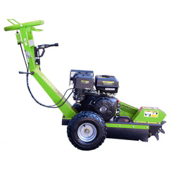 Wallemac WSG15 12 In Stump Grinder with 420cc 14HP Electric Start Briggs & Stratton Gas Engine for Tree Stump Removal with 2” Tow Bar Hitch