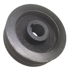 WALLEMAC SG15-PL Dual Groove Pulley 25mm Bore Cast Iron V-Belt Pulley Double Groove 6mm Keyway for 15hp WALLEMAC Stump Grinder WAG15 or Similiar