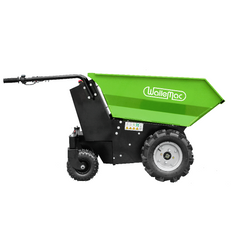 Wallemac ED50A Battery Powered Electric Mini Dumper 500kg Capacity All-Terrain Big Dumper Electric Dump Cart 1100 lb Capacity