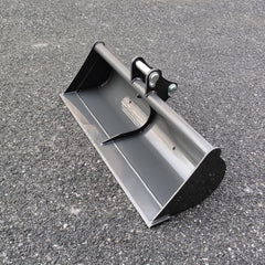 Wallemac WGB36-KUB-2 36 in (900 mm) Ditching Buckets Grading Bucket With 30mm Pins  For KUBOTA U15,U17, KX018 Mini Excavator Mini Digger Clean-up Bucket