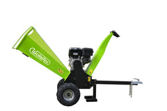 Wallemac WCP15A 6” inch max. Wood Chipper Shredder with Tow Hitch 14HP gas powered B&S engine ELECTRIC Start Bragg& Stratton Engine EPA Certified