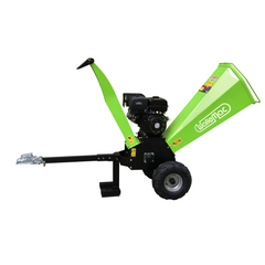 Wallemac WCP15A 6” inch max. Wood Chipper Shredder with Tow Hitch 14HP gas powered B&S engine ELECTRIC Start Bragg& Stratton Engine EPA Certified