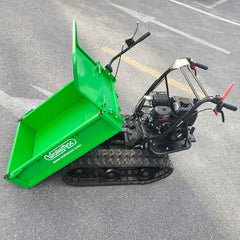 Wallemac WT30C All-Terrain Tracked Mini Transporter Trackbarrow 660lbs Loading Capacity 208cc 6.5HP B&S Gas Engine EPA Motorized Utility Tracked Dumper